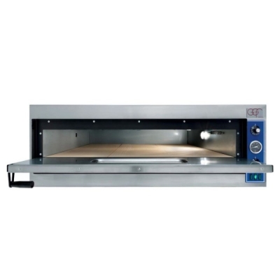 FOUR A PIZZA ELECTRIQUE PROFESSIONNEL, 2 X 4 PIZZA &Oslash; 300 MM, COMMANDES MECANIQUES, TRIPHASE